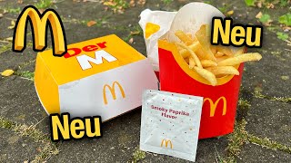 McDonalds M Burger McShaker Fries Nacho Cheese Snackers im Test [upl. by Rind]