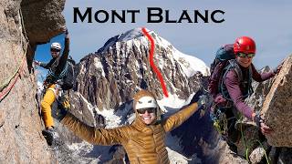 Über den steilsten Klassiker auf den Mont Blanc  Der zentrale Freneypfeiler [upl. by Wolenik]