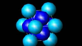 FaceCentered Cubic Lattice Structure fcc [upl. by Nahtnaoj384]