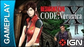 Resident Evil Code Veronica X HD 360  Gulp Worm Boss Fight  Gameplay [upl. by Aisad]