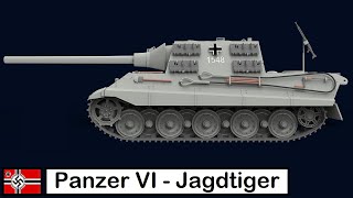 Panzer VI  Jagdtiger 1944 [upl. by Marco125]