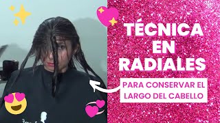 Corte de Cabello Tecnica en radiales  Australia [upl. by Elidad]