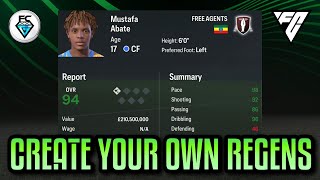 HOW TO CREATE YOUR OWN REGENS FC 24 [upl. by Lisbeth]