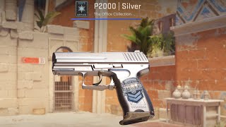 P2000 Silver Factory New  CS2 Skin Showcase [upl. by Alyworth]