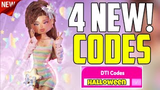 NEW ALL WORKING CODES FOR DRESS TO IMPRESS IN OCTOBER 2024 ROBLOX DTI CODES [upl. by Galvan206]