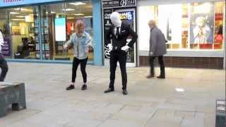 Slenderman Gangnam Style 강남스타일 in Newcastle [upl. by Gurevich]