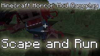 Scape and Run Mod Gameplay Phase 01  Horror Minecraft Mods [upl. by Demodena]