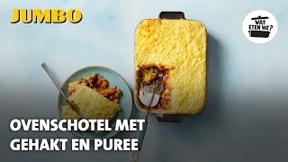 Wat eten we Ovenschotel met gehakt en puree [upl. by Lleira]