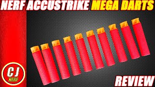 Nerf Mega Accustrike Darts  BEST MEGA DART EVER  2018 Review [upl. by Schindler]