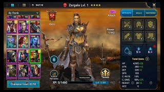 \ RAID Shadow Legends  Unlocking Zargala EPIC FORCE Champion [upl. by Ruyle]