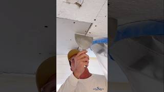 How to Tape over a Bad Joint or an Uneven Surface drywall diy [upl. by Morrie179]