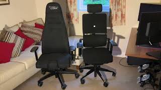 Steelcase vs Monstertech gaming chair comparison [upl. by Aleahcim]