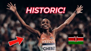 Beatrice Chebet Wins 10000m Olympic Gold in Paris Olympics 2024 [upl. by Fitzger]