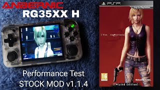 Perform Test  The 3rd Birthday PSP in STOCK MOD  RG35XX H [upl. by Aital667]