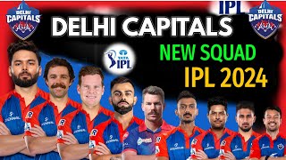 IPL 2024  Delhi Capitals Team New Squad  Delhi Team Players List 2024  DC Team Squad 2024 [upl. by Emile]