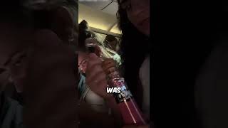 Champagne Chaos at 30000 Feet 🥂✈️ loidaplj on TikTok shorts [upl. by Labanna903]