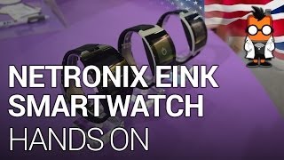 Netronix EInk Smartwatch Hands On [upl. by Liatris]