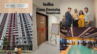 Lodha Casa Foresta 2 BHK  Lodha Codename Primier kalyan Shil Road  Possession 2024  Dombivali [upl. by Urbai]