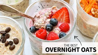 Overnight Oats  8 Flavors for Easy Meal Prep [upl. by Ringsmuth]