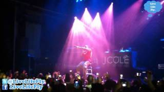 J Cole  Cole World Tour  Melkweg Amsterdam  1 December 2011  Live in Concert  Live Life Fly® [upl. by Elurd]