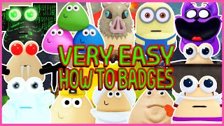 Roblox  How to get Badges in Pous Revenge Morphs  bou [upl. by Eyaf95]