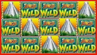 ★★JACKPOT HANDPAY★★37 BETS★★JUNGLE WILD HIGH LIMIT SLOT MACHINE BUENO DINERO MUSEUM SLOTS WMS [upl. by Pentheas]