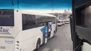 Mercedes Travego ile esenler Otogar çıkış [upl. by Cromwell]