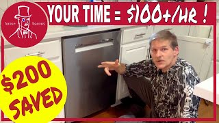 How to Install a Dishwasher  Bosch 500 series Dishwasher [upl. by Darreg]