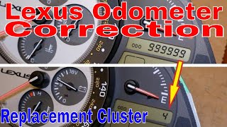 Odometer Mileage Correction Lexus IS300 Gauge Cluster  DIY ODO Programming [upl. by Auliffe]