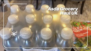 Asda Grocery Haul UK [upl. by Alexandro]