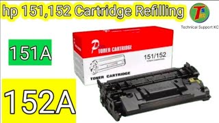 How To HP LaserJet 151152 Toner Cartridge Refilling [upl. by Steinway]