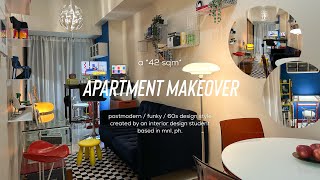 Apartment Makeover of an Interior Design Student 🛋️♡  dining living amp desk transformation [upl. by Atikaj]