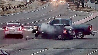 How NOT to Drive Red Light Runners Crashes and Close Calls on Friant Road [upl. by Neerod]