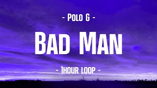 Polo G  Bad Man Smooth Criminal 1Hour Loop [upl. by Nialb]