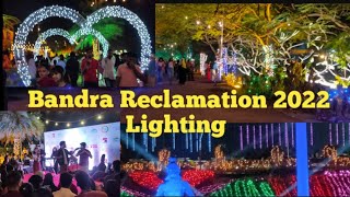 Bandra Reclamation Lighting  Bandra Christmas light  2022 bandra reclamation bandra [upl. by Blane]