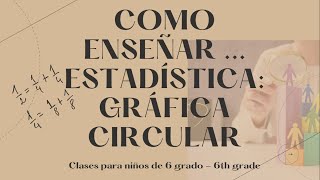 Cómo enseñar Estadística Gráfica Circular [upl. by Dnomad]