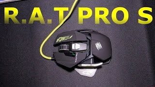 Mad Catz RAT PRO S Gaming mouse review 5000 DPI [upl. by Macy157]