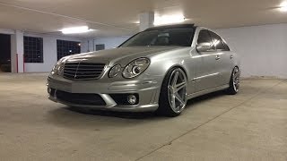 Mercedes Benz E500 exhaust brakes [upl. by Eilrebma]