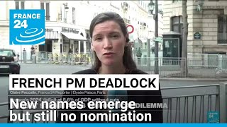 Frances new PM deadlock New names emerge but still no nomination • FRANCE 24 English [upl. by Ellivnarg]