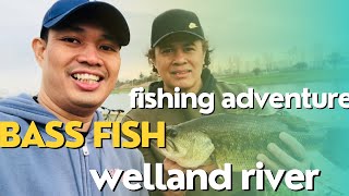 Fish on fishing  welland canal river buhaycanada pinoyincanada buhayofw fishingvideo [upl. by Davita]