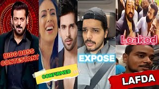 Bigg Boss Candidate revealed  Ajaz vs Rajveer leaked fight scene Nomad Shubham Exposed biggboss [upl. by Koppel604]