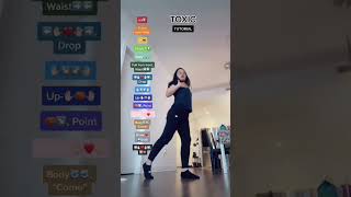 TOXIC TIKTOK DANCE TUTORIAL shorts [upl. by Welcome]