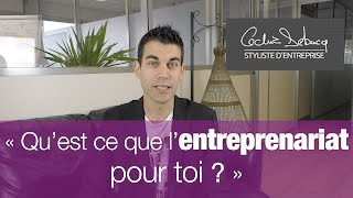 Quest ce que lentreprenariat [upl. by Minsat]