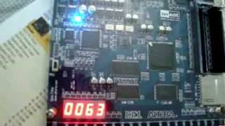 0 to 9999 seven segment counter fpga altera de1 board [upl. by Gasparo484]