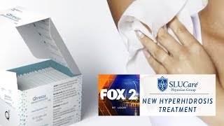 New FDA Approved Treatment for Hyperhidrosis  SLUCare Health Watch [upl. by Roskes]