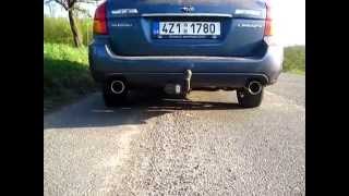 Subaru Legacy 25i exhaust sound [upl. by Bulley719]