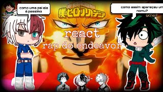 BNHA REAGE AO Rap do Endeavor Boku no Hero  O NOVO NUMBER ONE  NERD HITS [upl. by Earesed]