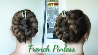 Haartraum French Pinless Anleitung [upl. by Eednam]