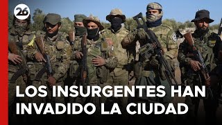 MEDIO ORIENTE  Rebeldes aseguran haber tomado el control en varias ciudades de Siria [upl. by Heather]