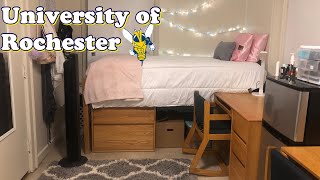 College Move In  Dorm Tour  University of Rochester [upl. by Assillam]